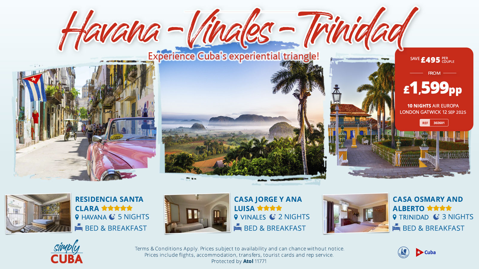 Experience Cuba's experiential triangle!