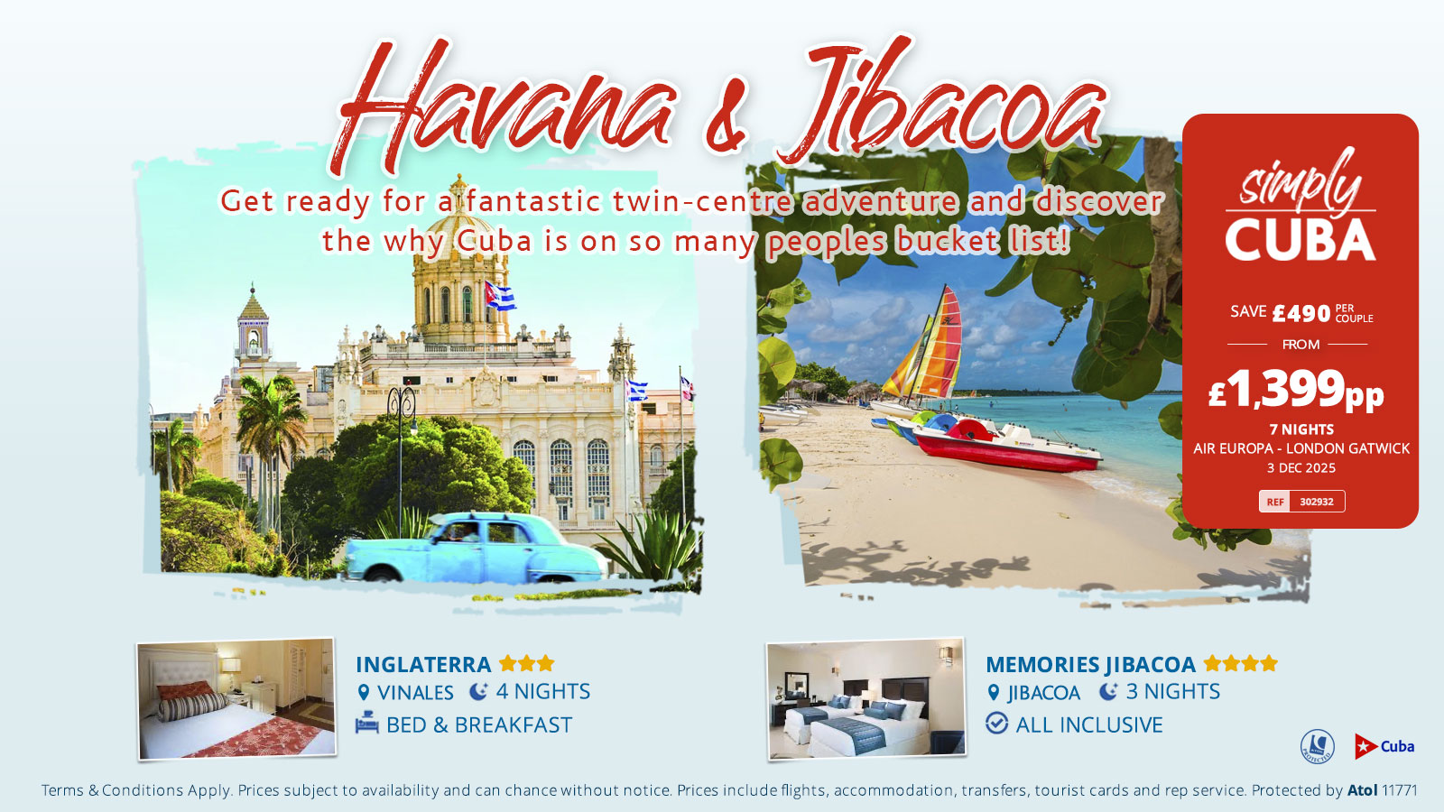 Get ready for a fantastic twin-centre adventure and discover the why Cuba is on so many peoples bucket list!