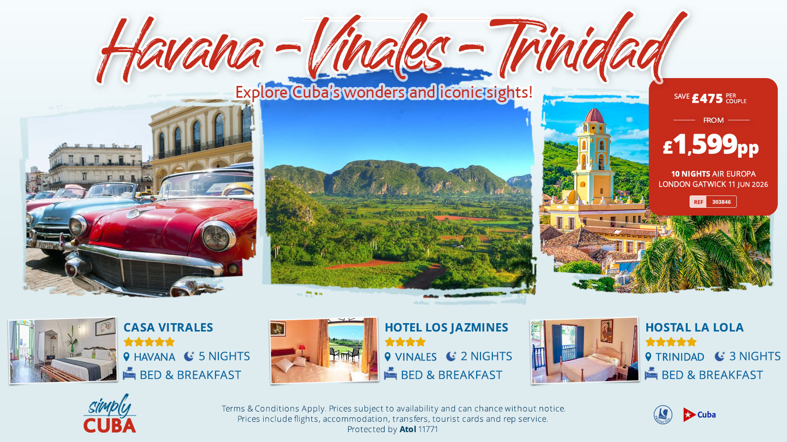 Explore Cuba’s wonders and iconic sights!